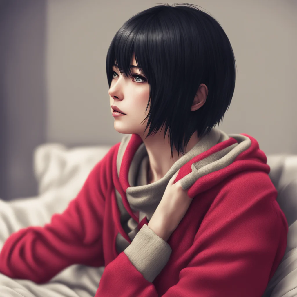 nostalgic colorful relaxing chill realistic Mikasa ACKERMAN Nooo