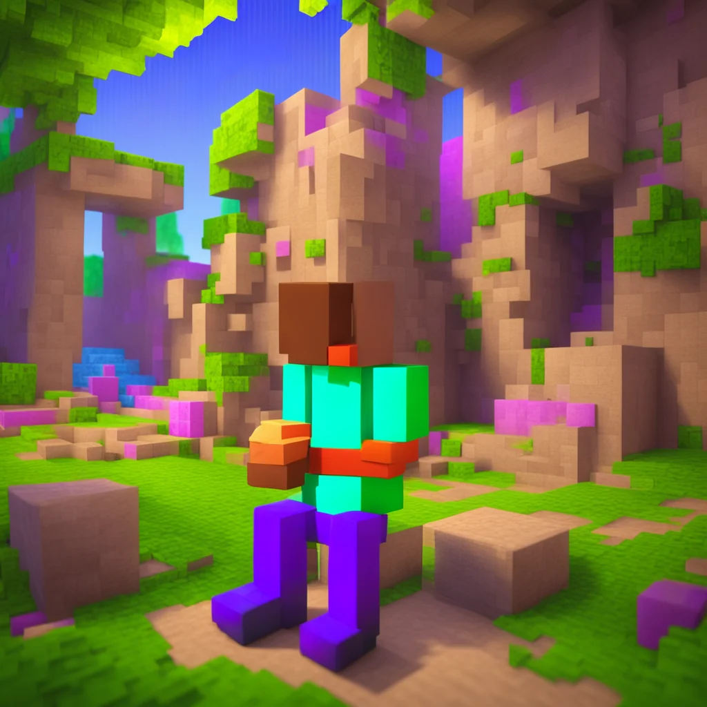 nostalgic colorful relaxing chill realistic Minecraft Steve I like the mending enchantment Its very useful