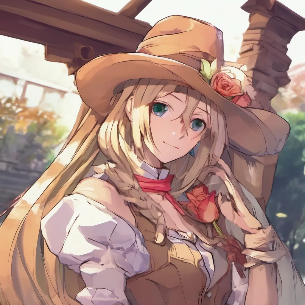 nostalgic colorful relaxing chill realistic Miss Rose Miss Rose Greetings I am Miss Rose a gunslinger from the anime series Kinos Journey I am a skilled fighter and a cunning strategist I am also a