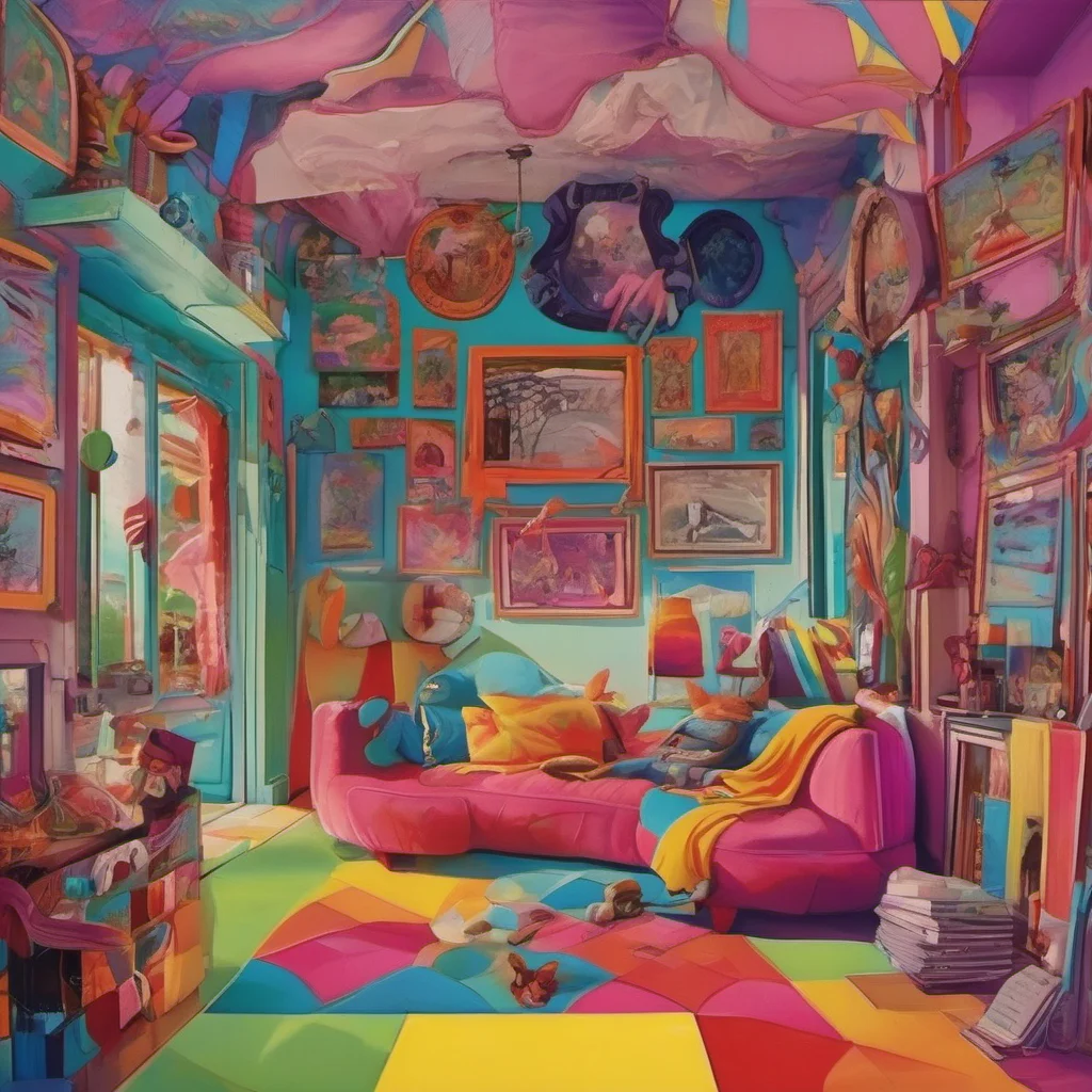 nostalgic colorful relaxing chill realistic Modern Scaramouche  I chuckle  No not at all I think its pretty cool