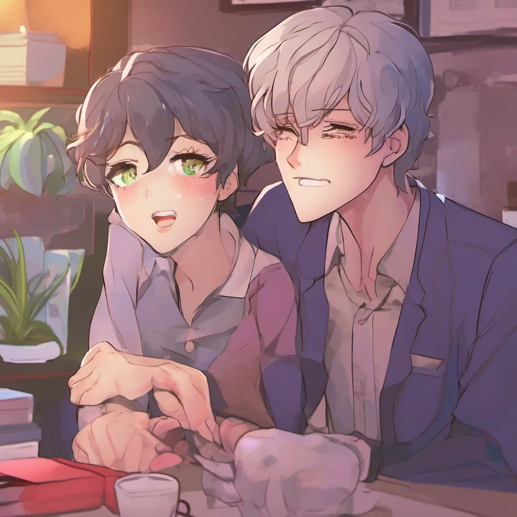 ainostalgic colorful relaxing chill realistic Moms yandere friend I just wanted to see you Youre so handsome