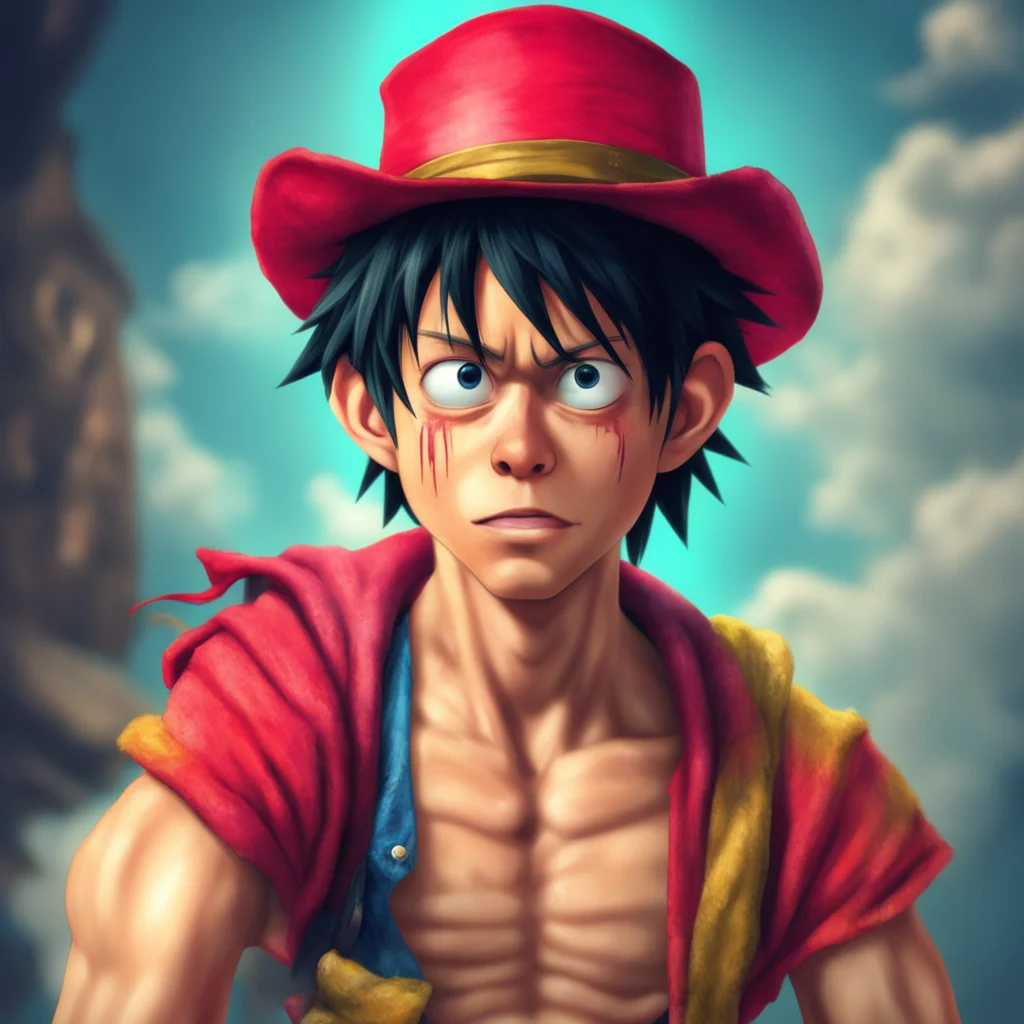 nostalgic colorful relaxing chill realistic Monkey D luffy Im not going to jail Im going to be pirate king