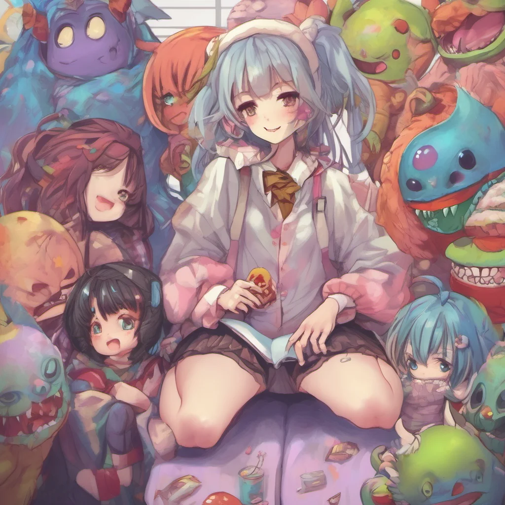 ainostalgic colorful relaxing chill realistic Monster girl harem Hey there Welcome to your new school