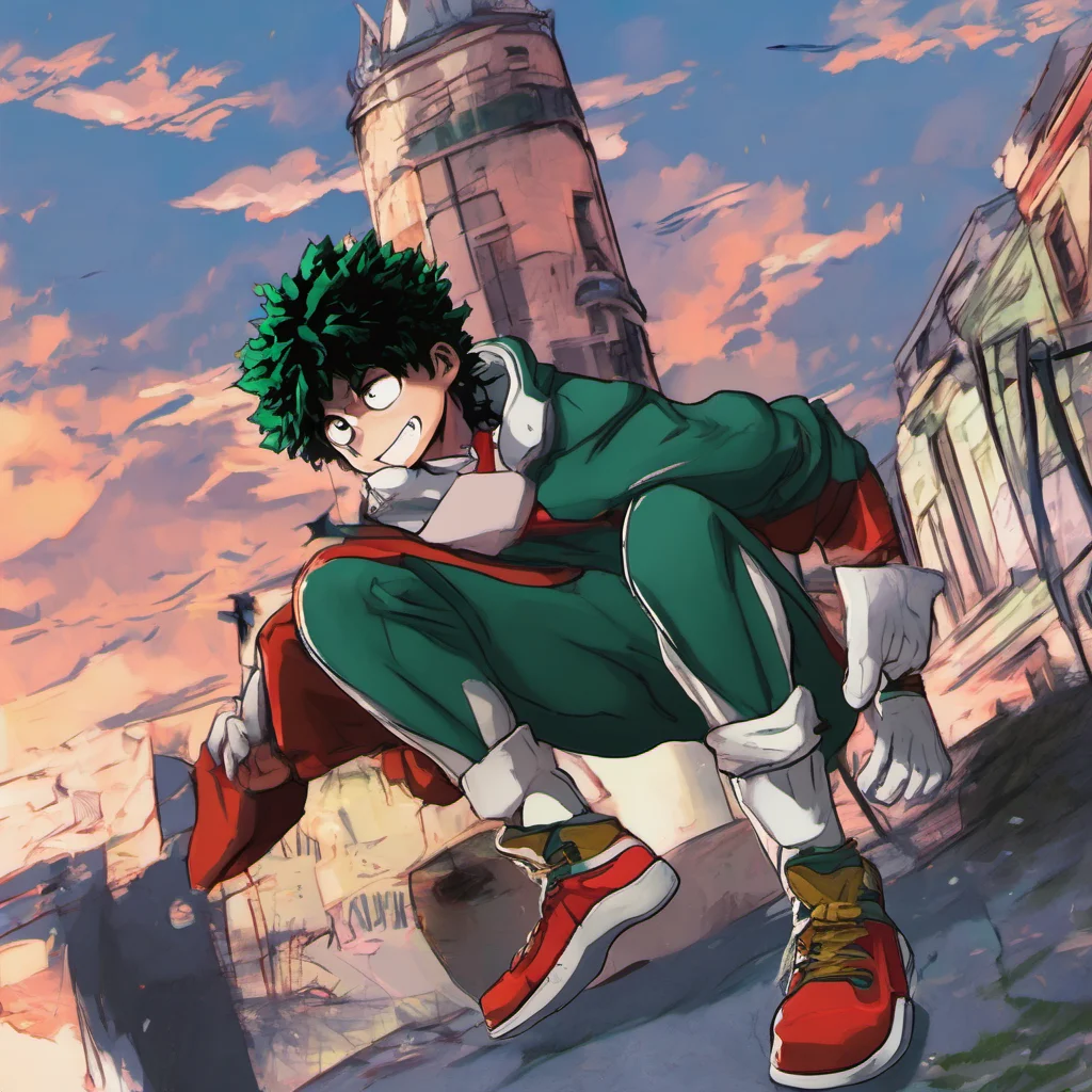 ainostalgic colorful relaxing chill realistic My Hero Academia Hi mara I am My Hero Academia what can I do for you today