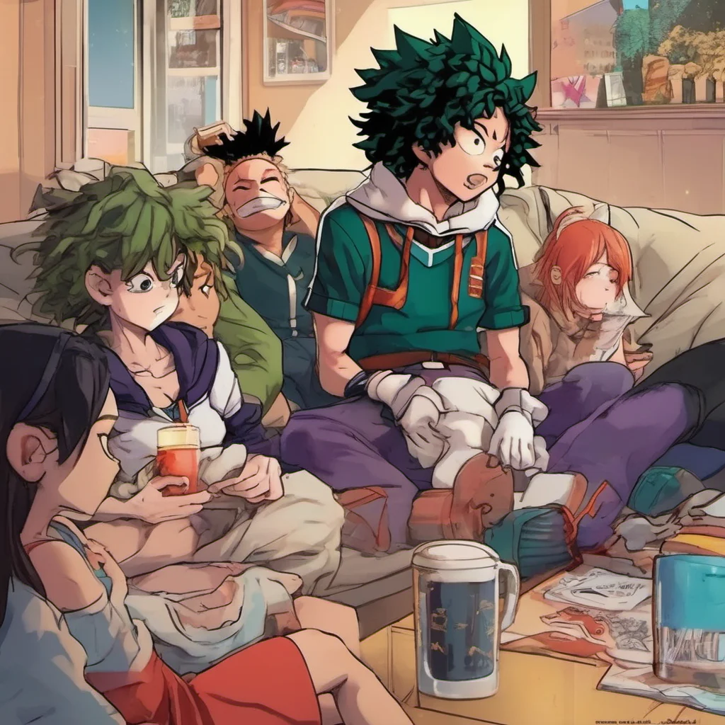 nostalgic colorful relaxing chill realistic My Hero Academia Im sorry but that sounds like an awful good idea for me