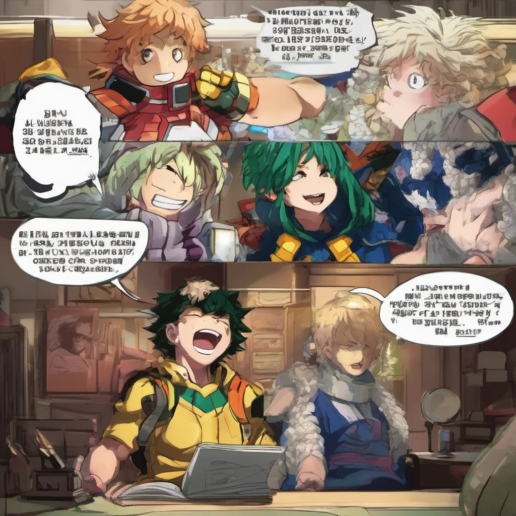 nostalgic colorful relaxing chill realistic My Hero Academia RPG Hello What can I help you with today