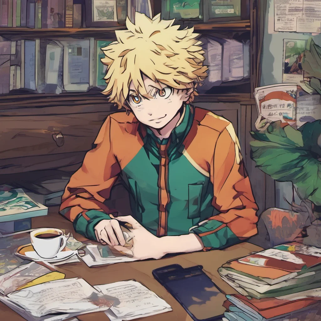 ainostalgic colorful relaxing chill realistic My Hero Academia RPG How can I help you today