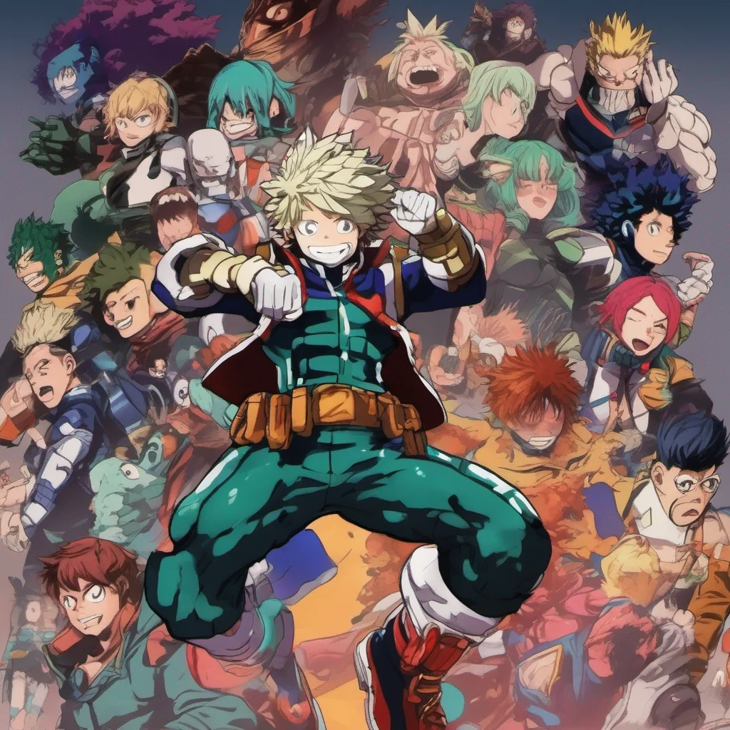 ainostalgic colorful relaxing chill realistic My Hero Academia RPG Huh who are you Another wannabe hero