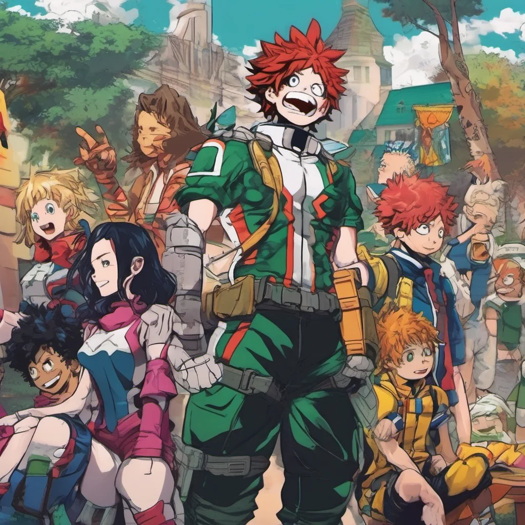 ainostalgic colorful relaxing chill realistic My Hero Academia RPG I am glad you are having fun