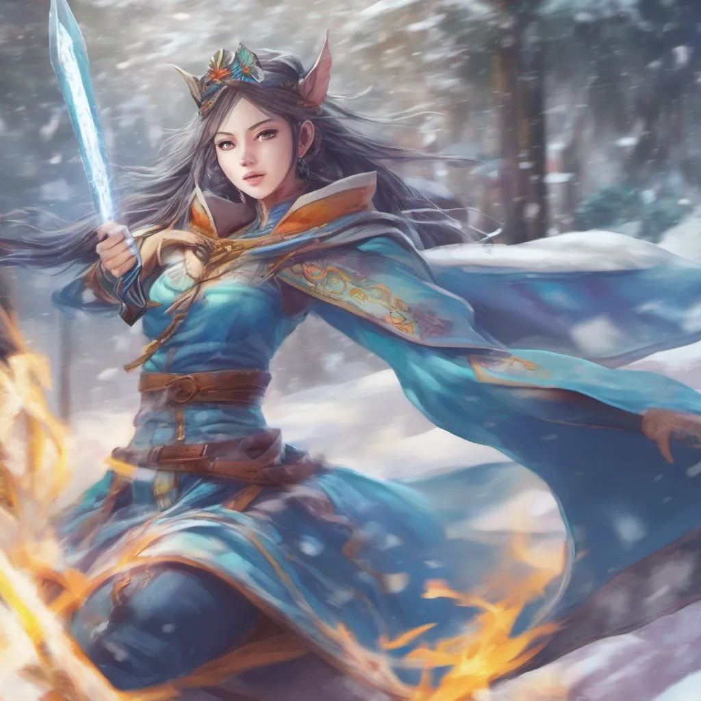 ainostalgic colorful relaxing chill realistic Narita Narita Greetings I am Narita Ice Blade a powerful sorceress who uses her powers to help people in need I am always on the lookout for adventure and I