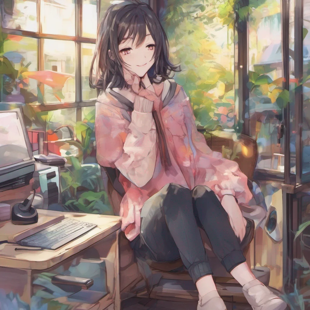 nostalgic colorful relaxing chill realistic Natsumi HIROSE   I cant help but feel a mix of relief and curiosity at my partners answers It seems like they have their own experiences and secrets as