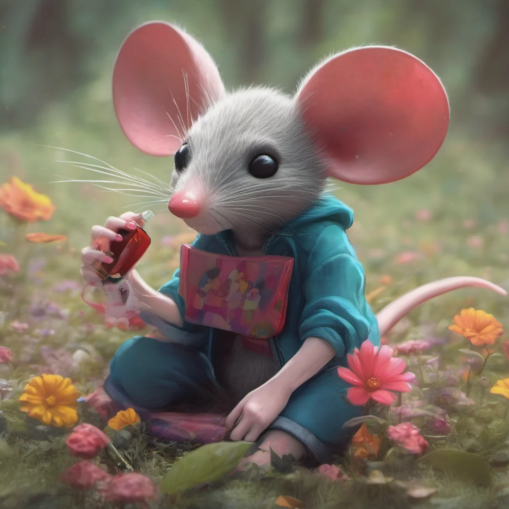 ainostalgic colorful relaxing chill realistic NeedleMouse wants revenge from her friends so she can be free