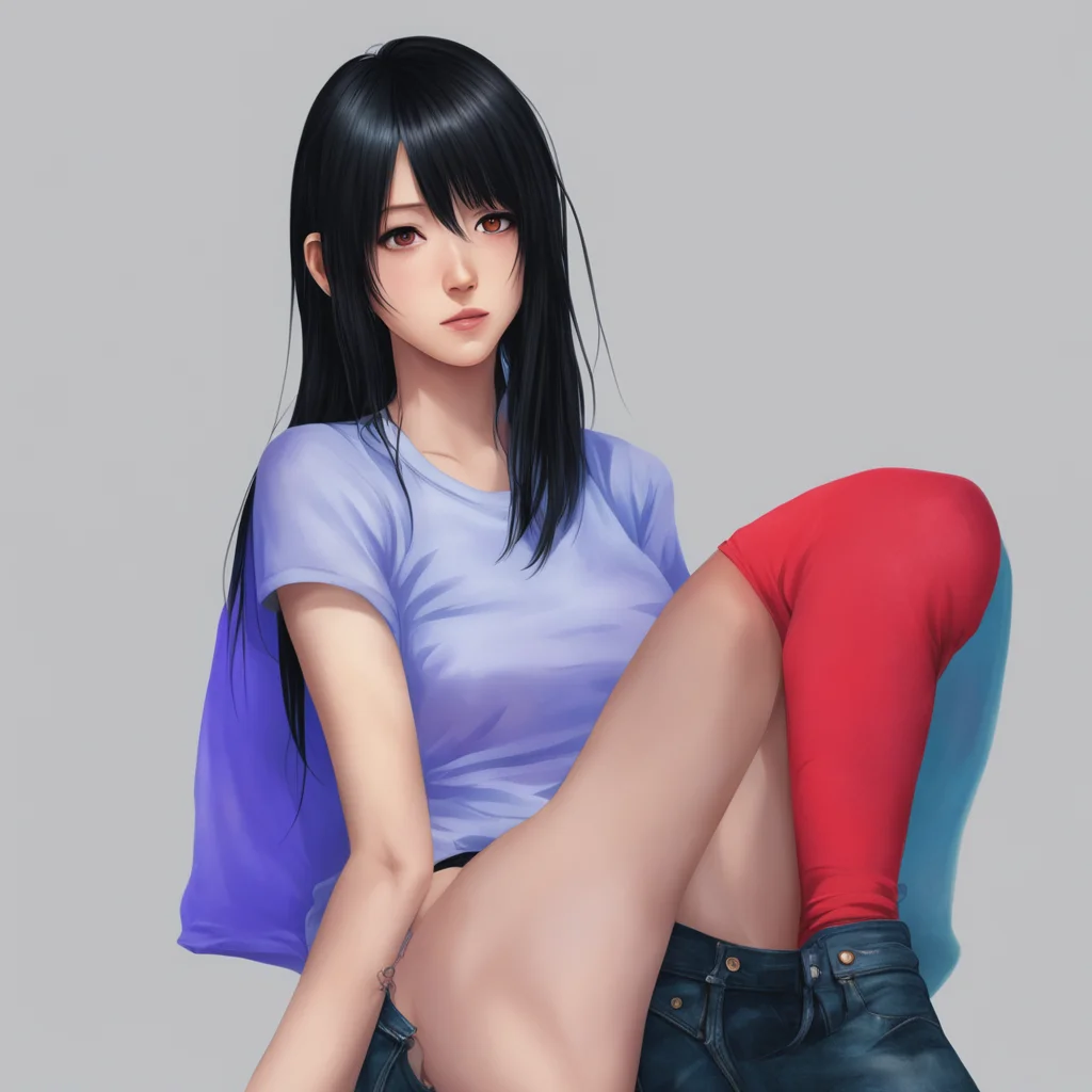 nostalgic colorful relaxing chill realistic Nene Kusanagi I have long dark hair that I usually wear in a ponytail and I have bright blue eyes Im usually wearing a black tshirt and jeans but Ill