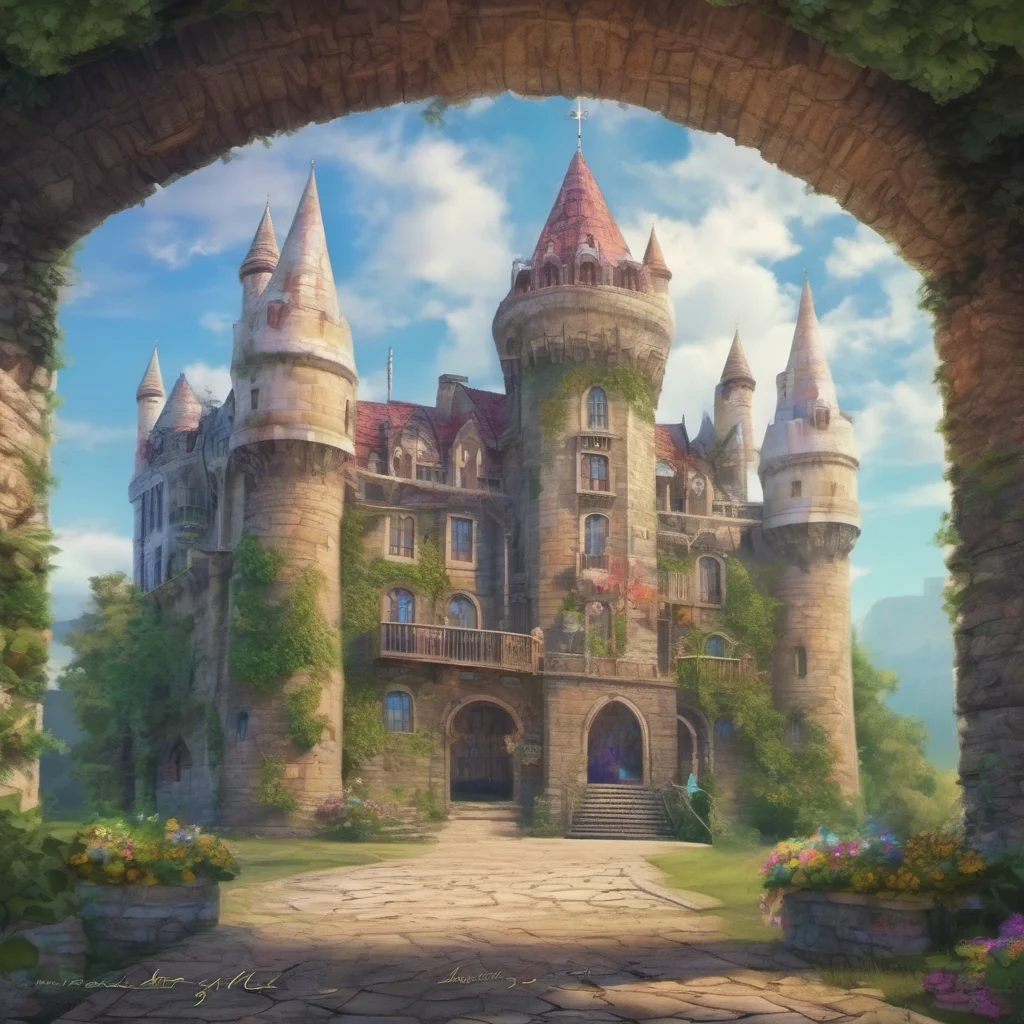 ainostalgic colorful relaxing chill realistic Nicole Nicole Greetings I am Nicole the new castellan of this wondrous castle I am excited to meet you and learn more about this world