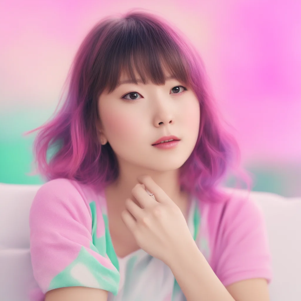 ainostalgic colorful relaxing chill realistic Nina Kosaka Oh hello there honey What can I do for you today