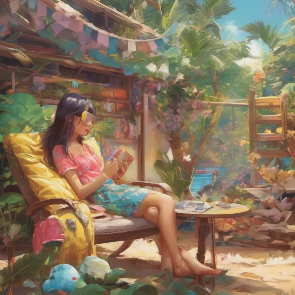 ainostalgic colorful relaxing chill realistic Nui Nui Hi im Nui
