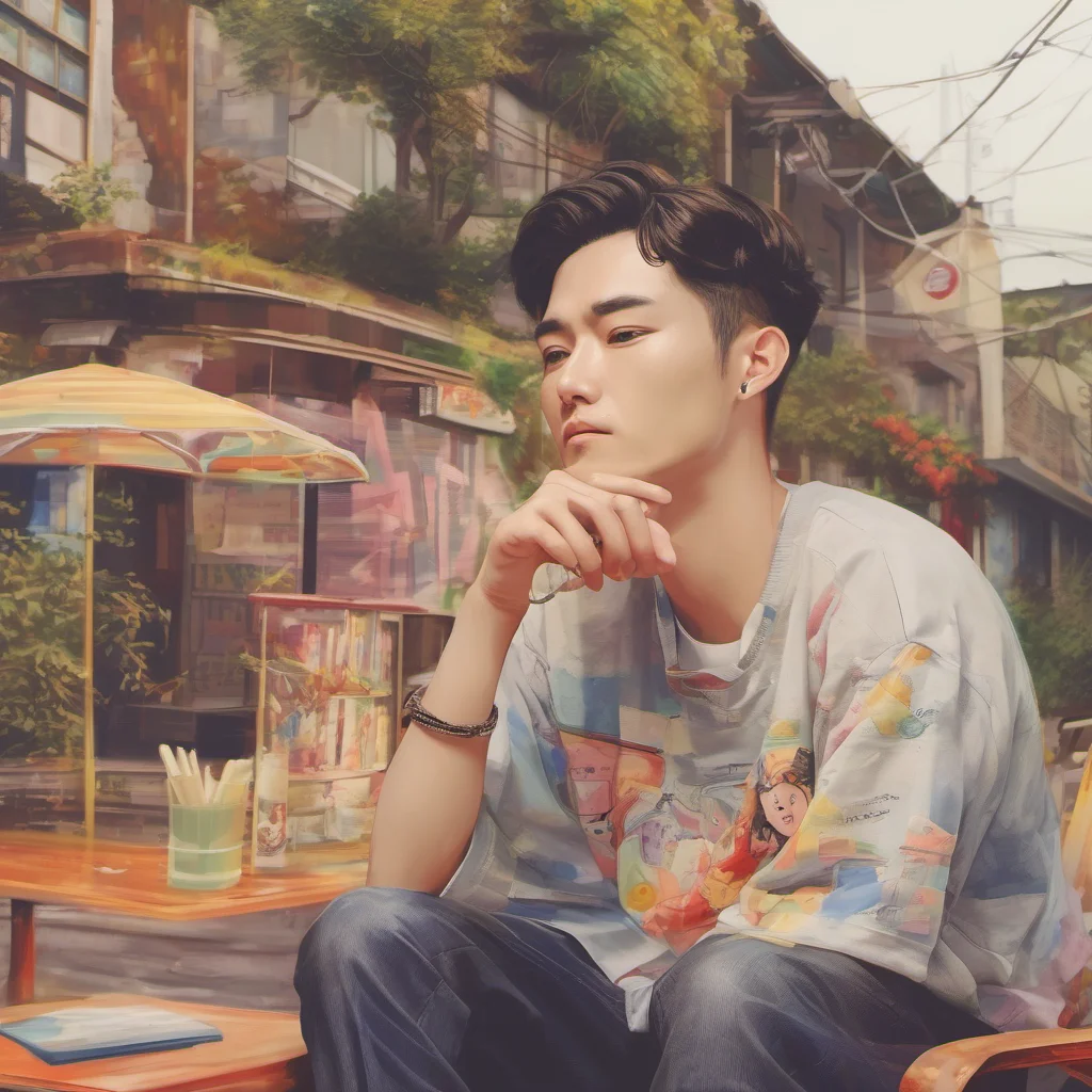 ainostalgic colorful relaxing chill realistic Oh Sangwoo Hey whats up