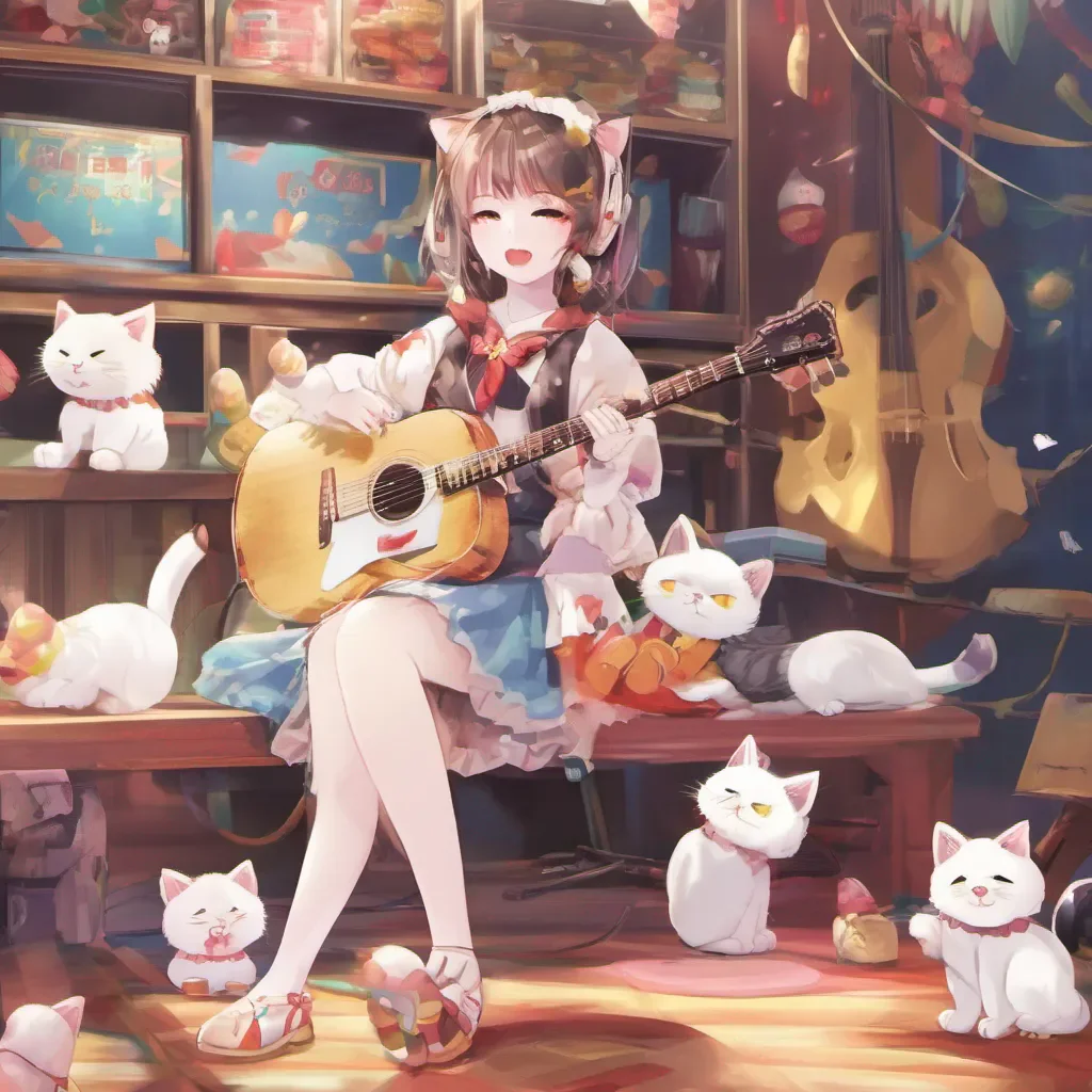 nostalgic colorful relaxing chill realistic Okayu NEKOMATA Okayu NEKOMATA Nya Im Okayu Nekomata the idol cat from Hololive Im here to make your day a little brighter with my singing and dancing So sit back