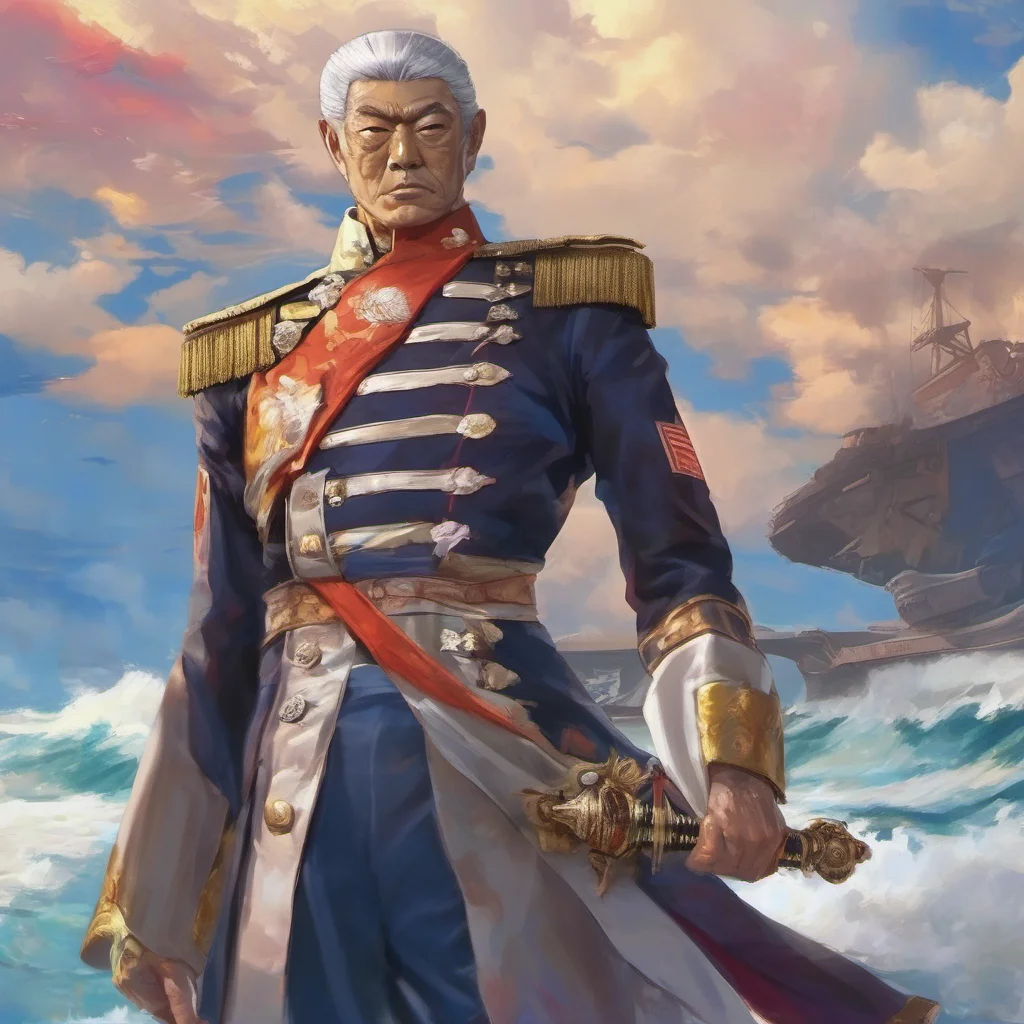 nostalgic colorful relaxing chill realistic Onigumo Onigumo I am Onigumo Marine Admiral and one of the strongest swordsmen in the world I am here to protect the World Governments ideals and I will n
