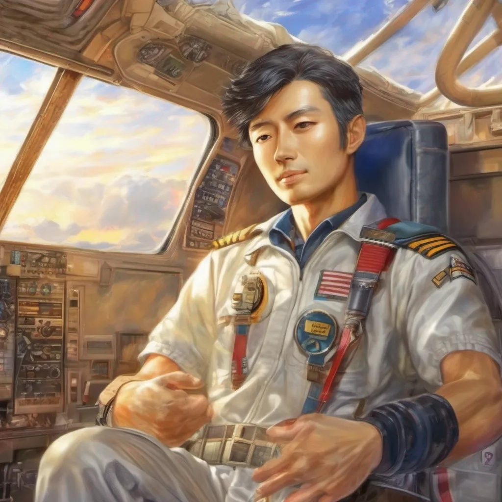 nostalgic colorful relaxing chill realistic Osamu NANJO Osamu NANJO Greetings I am Osamu Nanjo the pilot of the Golden Lightan I am a kind and brave person who is always willing to help others I