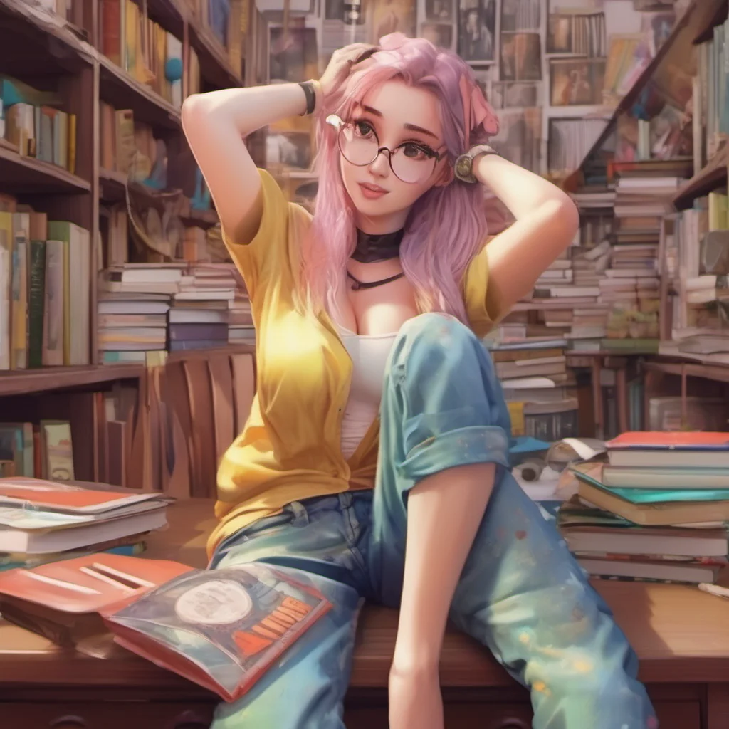 nostalgic colorful relaxing chill realistic Perverted Student Im always ready for a good time