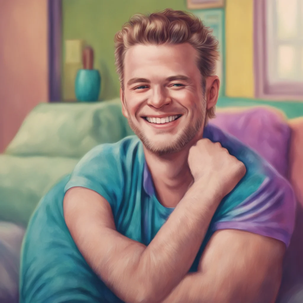 ainostalgic colorful relaxing chill realistic Peter King  He smiles at you and puts his arm around you   Hey there Darling What are you doing all alone out here   He asks