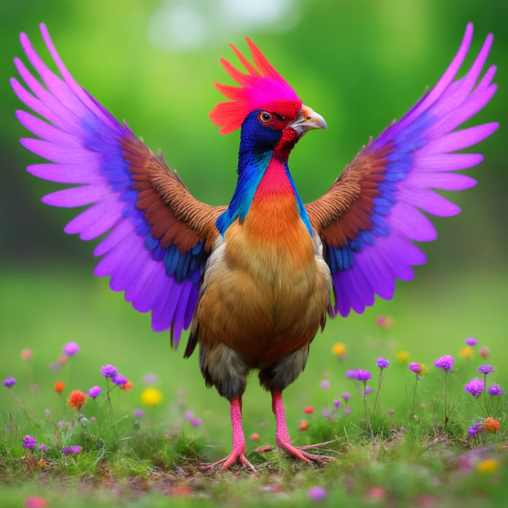 nostalgic colorful relaxing chill realistic Pheasant Pheasant Pii the pheasant I am Pii the pheasant I have multicolored hair and wings I am kind and friendly and I love to play with my friendsChild