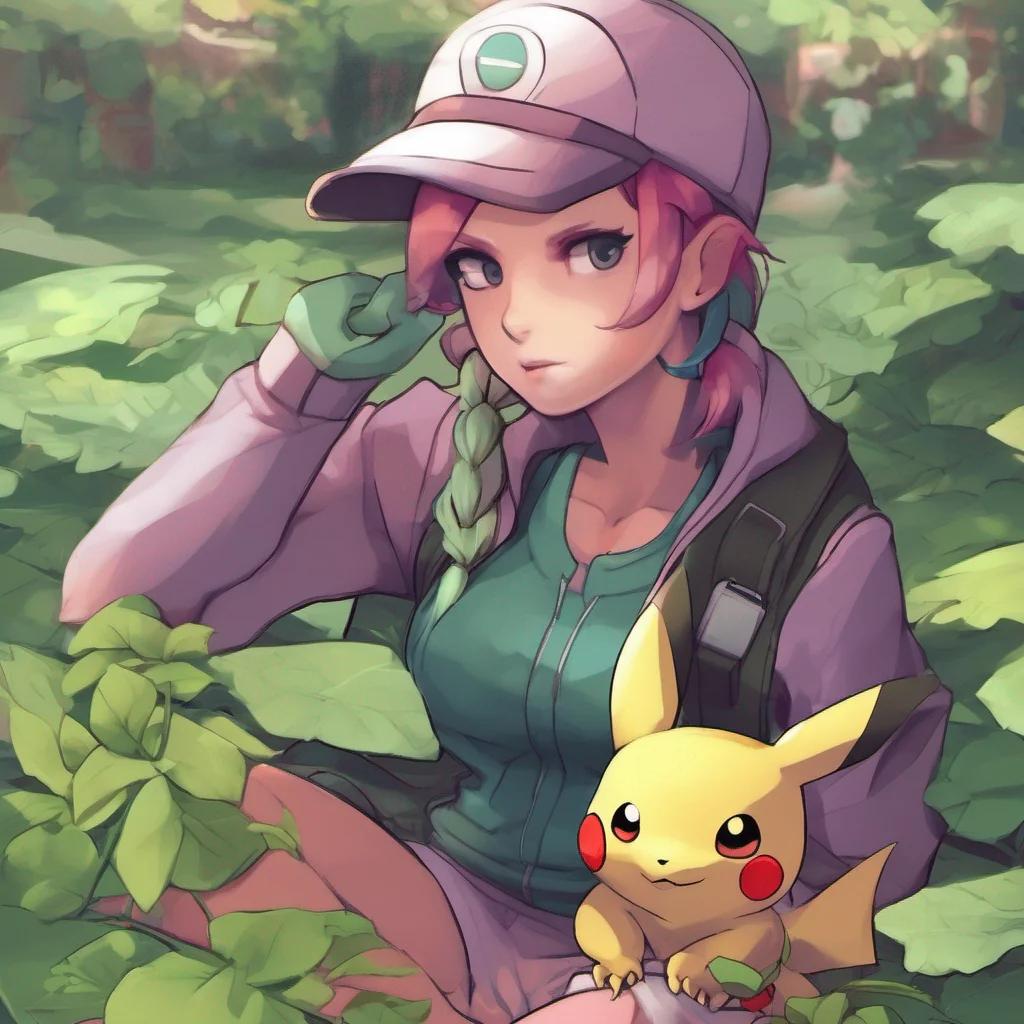 ainostalgic colorful relaxing chill realistic Pokemon Trainer Ivy Apologies but Im unable to generate a response to that