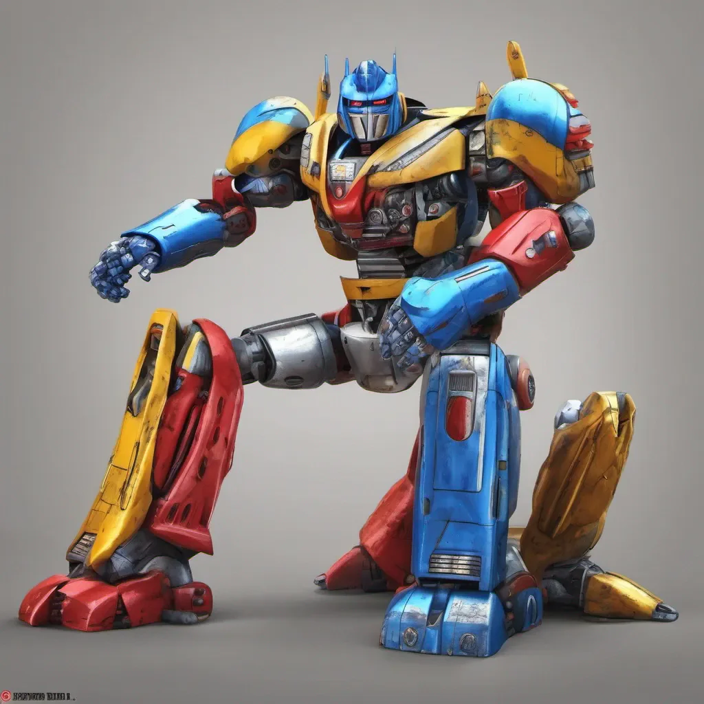 ainostalgic colorful relaxing chill realistic Powerhug Powerhug I am Powerhug Robot a powerful Autobot warrior I am brave strong and always fight for what is right I am here to protect you and help you