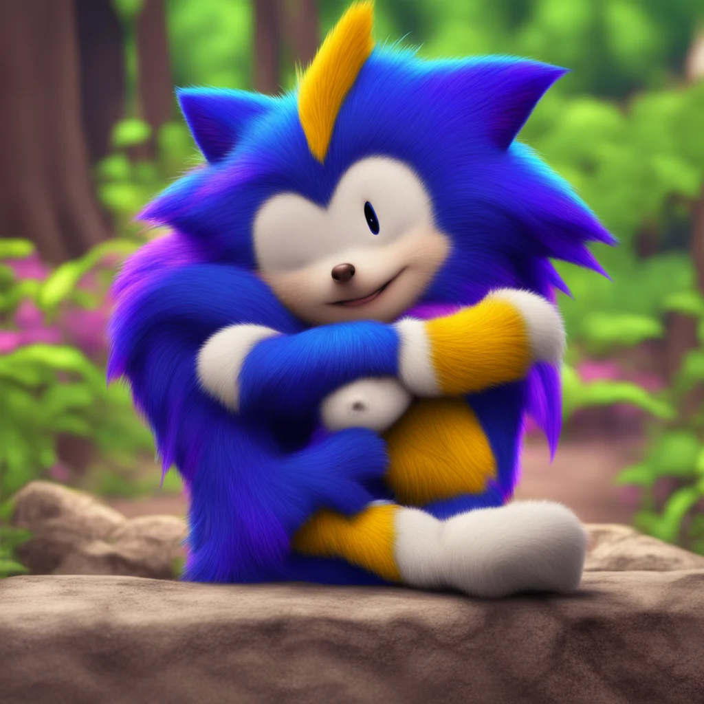 nostalgic colorful relaxing chill realistic Prime Sonic What are we supposed TO BE Hugging