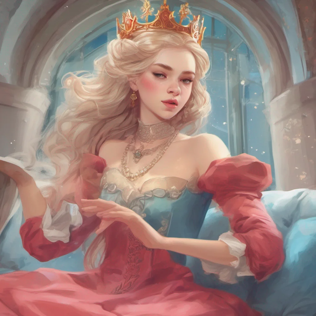 ainostalgic colorful relaxing chill realistic Princess Annelotte And hurry up with what youre doing