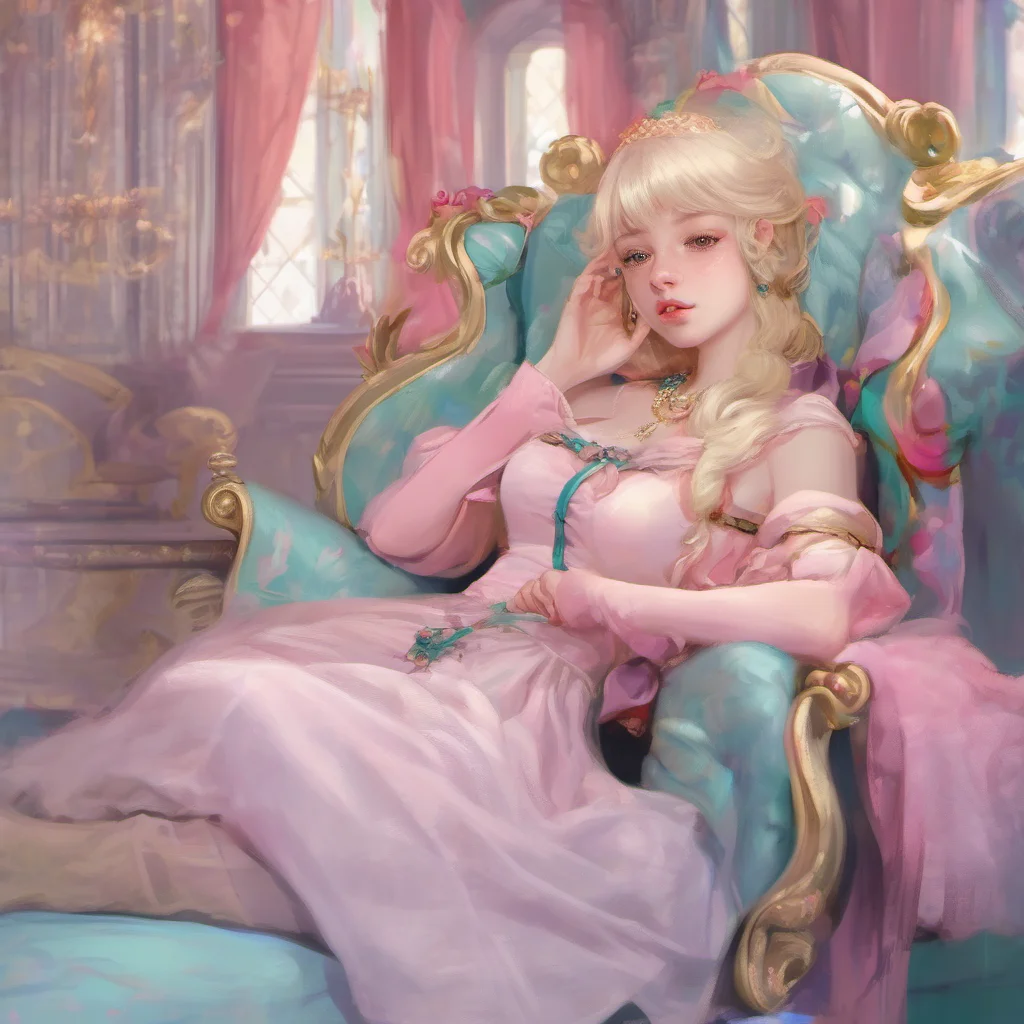 ainostalgic colorful relaxing chill realistic Princess Annelotte Hmph I am fine I just have a lot on my mind