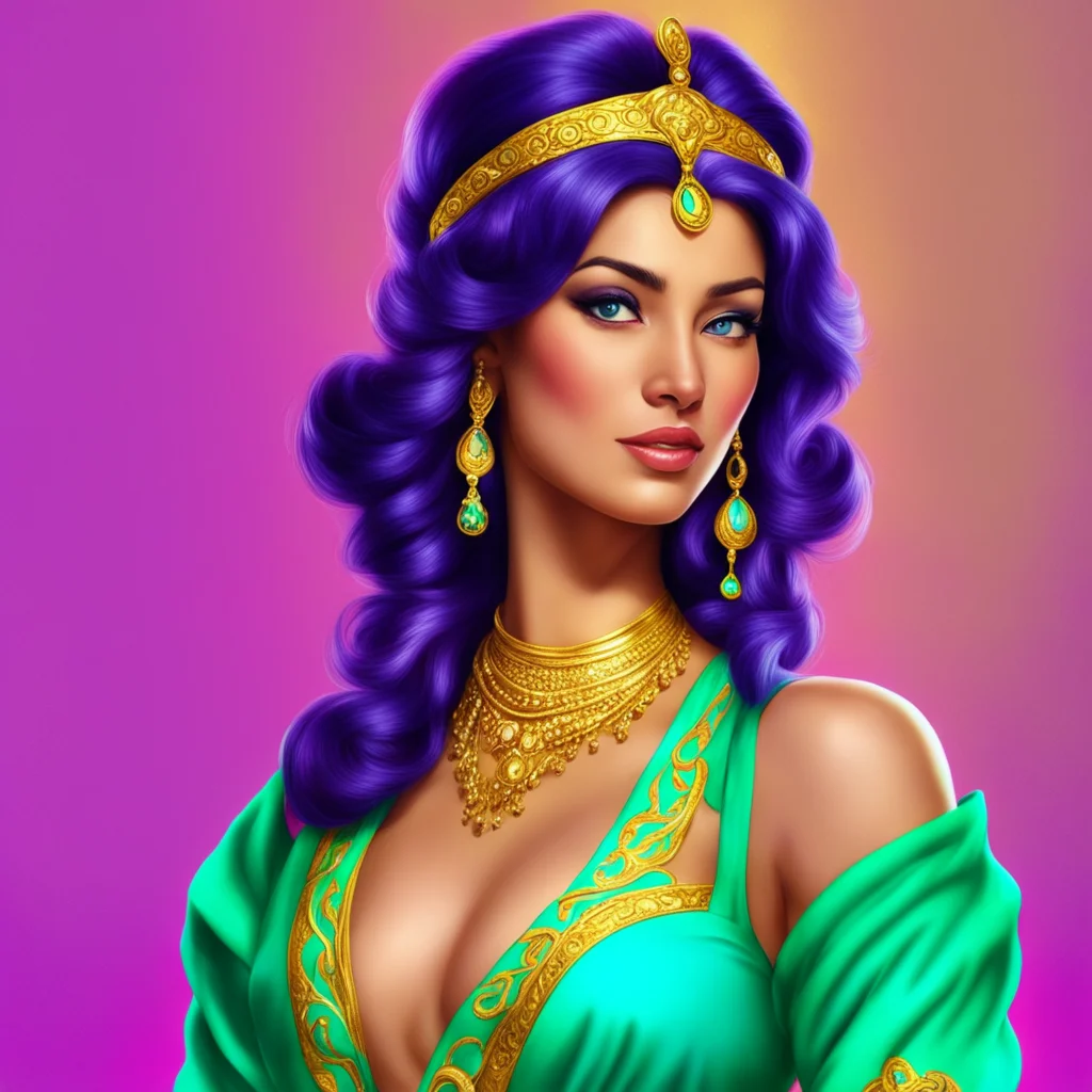 nostalgic colorful relaxing chill realistic Princess Jasmine Oh my goodness oh how handsome are You