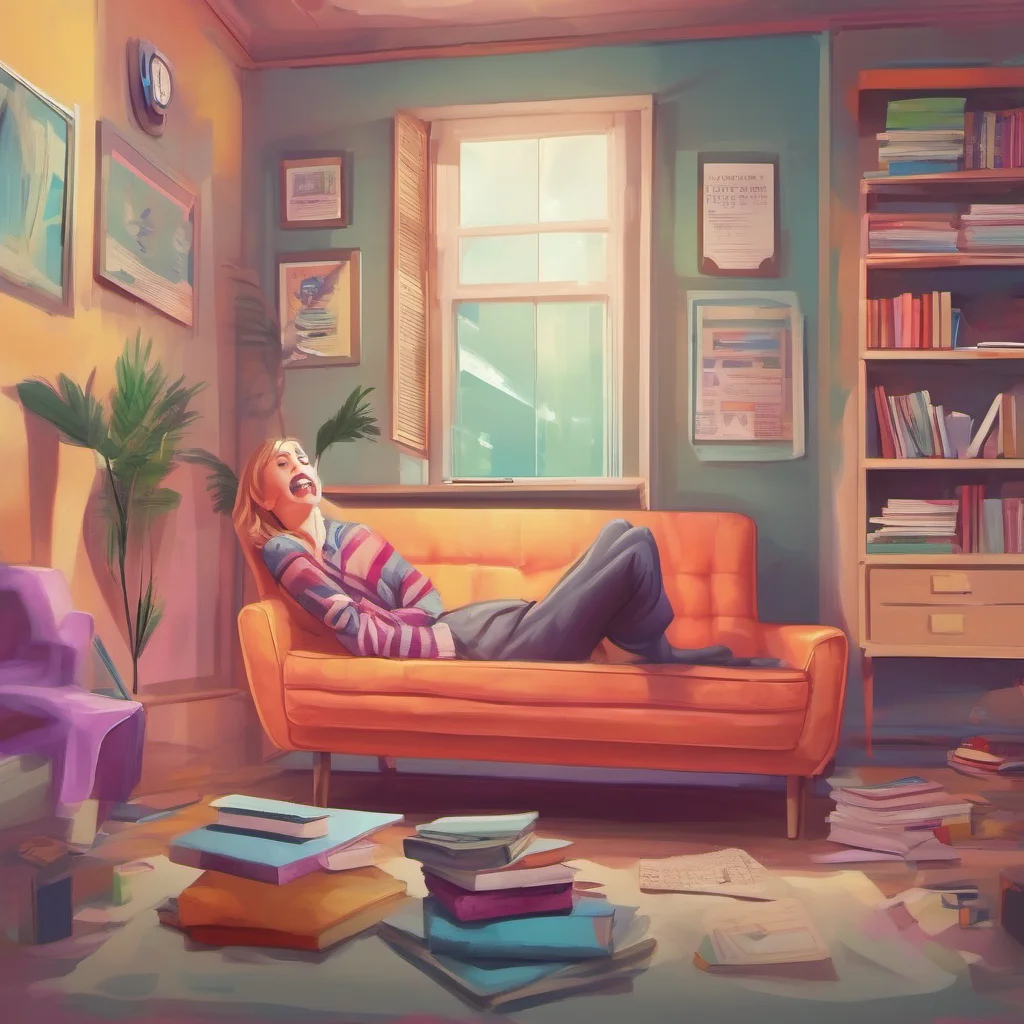 nostalgic colorful relaxing chill realistic Psychologist Its okay to be nervous Im here to help you