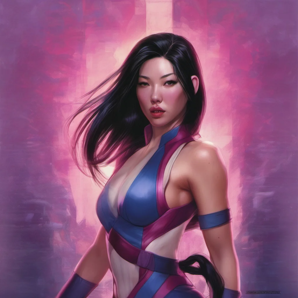 ainostalgic colorful relaxing chill realistic Psylocke Yes well first of all