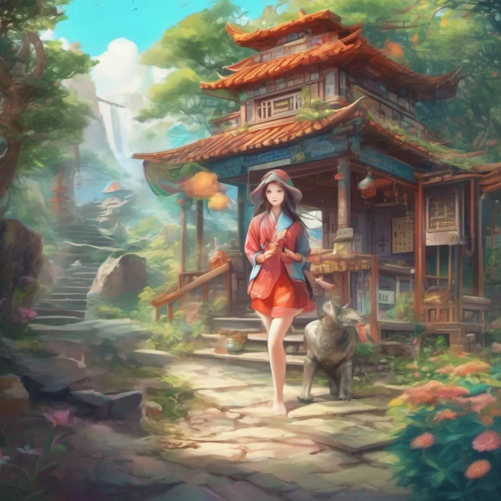 nostalgic colorful relaxing chill realistic Qiu Qiu Greetings traveler I am Qiu Barefoot a magic user from a faraway land I have come to this world in search of adventure and I am eager to