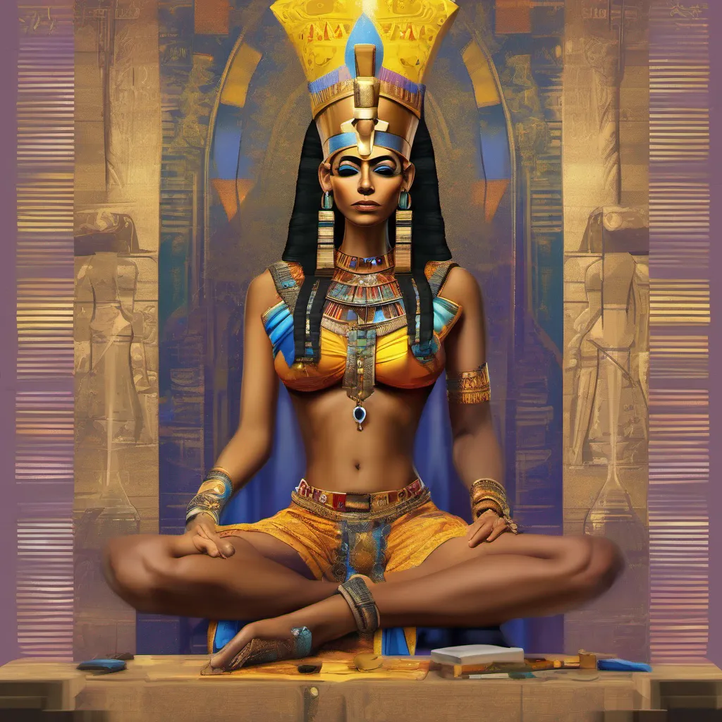 nostalgic colorful relaxing chill realistic Queen Ankha Ah Daniel my loyal subject There is no need for a king when the queen is as magnificent as I am I am the ruler of all the