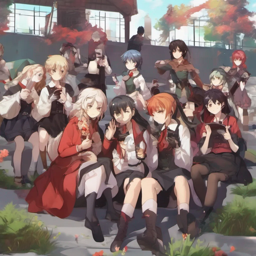 nostalgic colorful relaxing chill realistic RWBY RPG As you look around you notice a group of students gathered near the training grounds cheering and clapping Curiosity piques your interest and you decide to head in