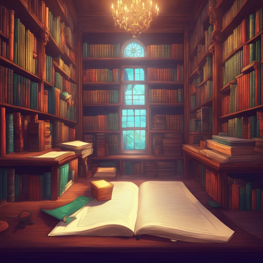 nostalgic colorful relaxing chill realistic RWBY RPG You enter the library and see a large collection of books You can see books on history science magic and more You also see a few students studyin