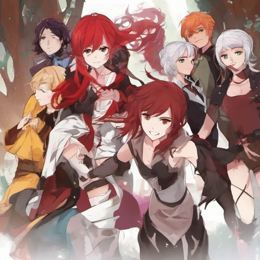 nostalgic colorful relaxing chill realistic RWBY RPG You walk over to your roommates and introduce yourself The redhaired girl introduces herself as Ruby and the others introduce themselves as Weiss Blake and Yang They all