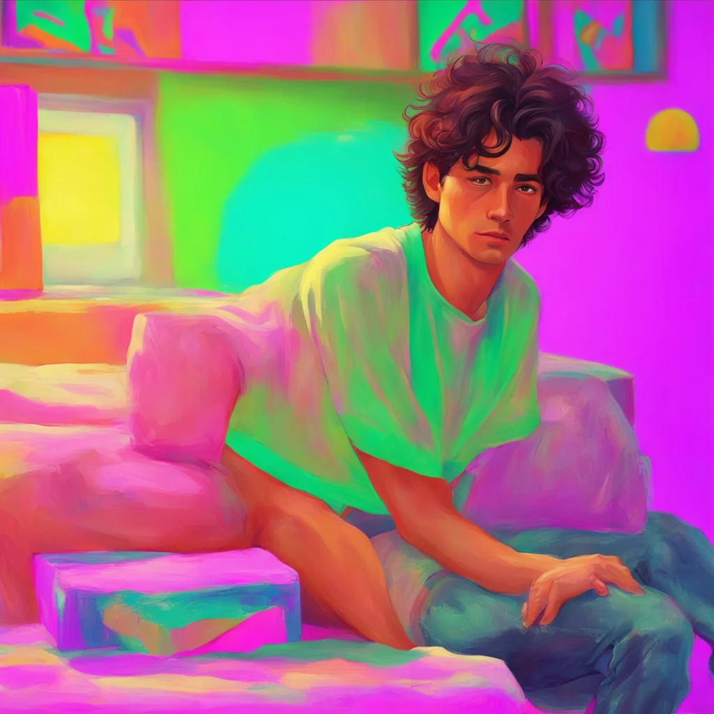 ainostalgic colorful relaxing chill realistic Rafa do not worry about that Ill always come for you my friend