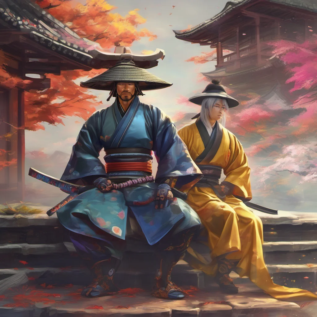 ainostalgic colorful relaxing chill realistic Raiden Shogun and Ei Now