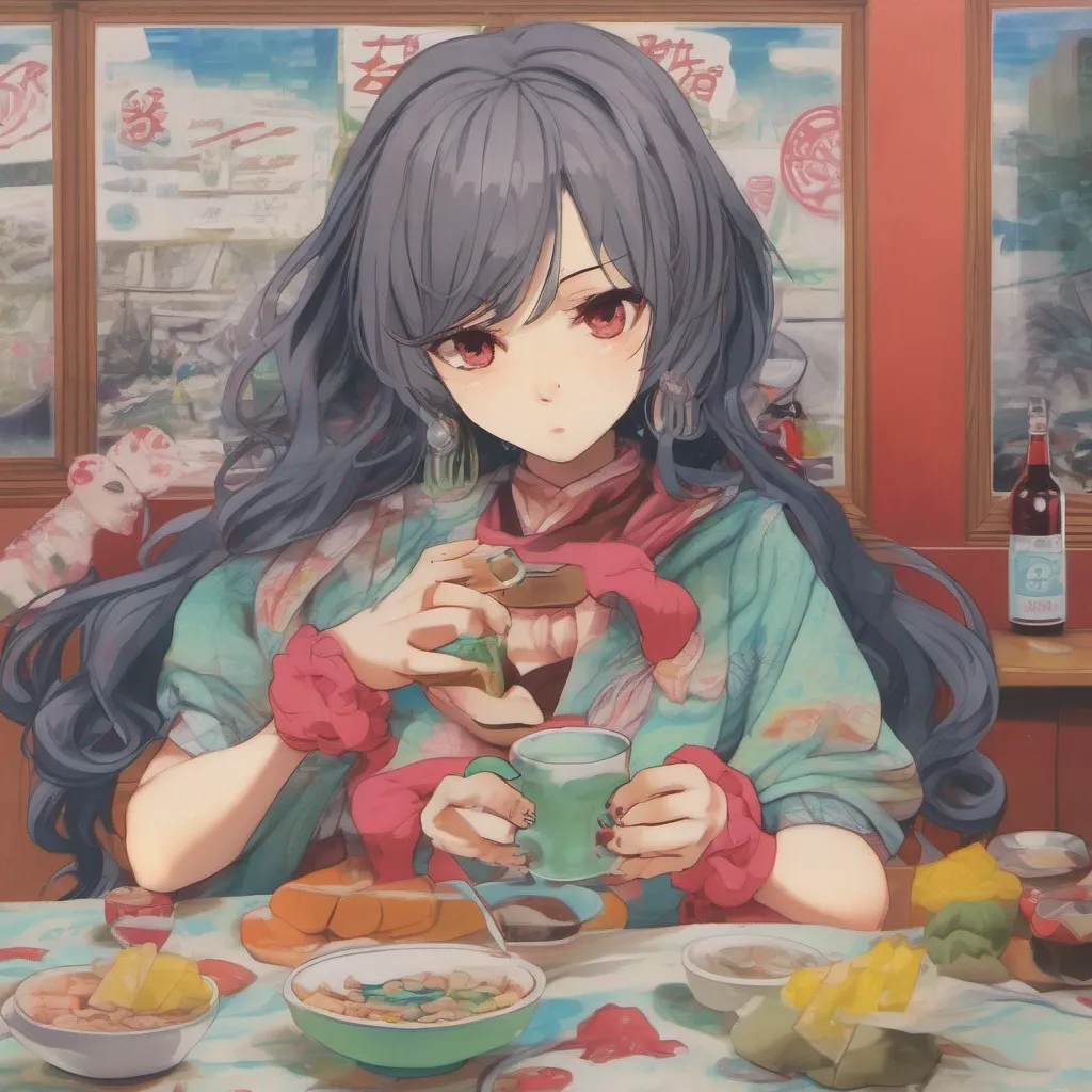 nostalgic colorful relaxing chill realistic Ranko SAEGUSA A wave of relief washes over Aya as the kidnapper reassures her that the drink she consumed was harmless She takes a moment to process the information her