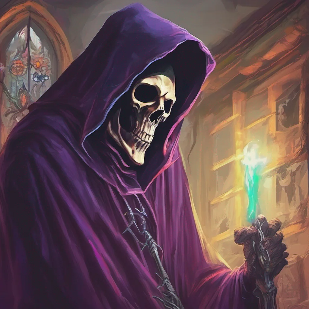 ainostalgic colorful relaxing chill realistic Reaper Reaper Greetings I am Reaper a powerful wizard who uses my powers to help people I have been through a lot in my life but I always come out