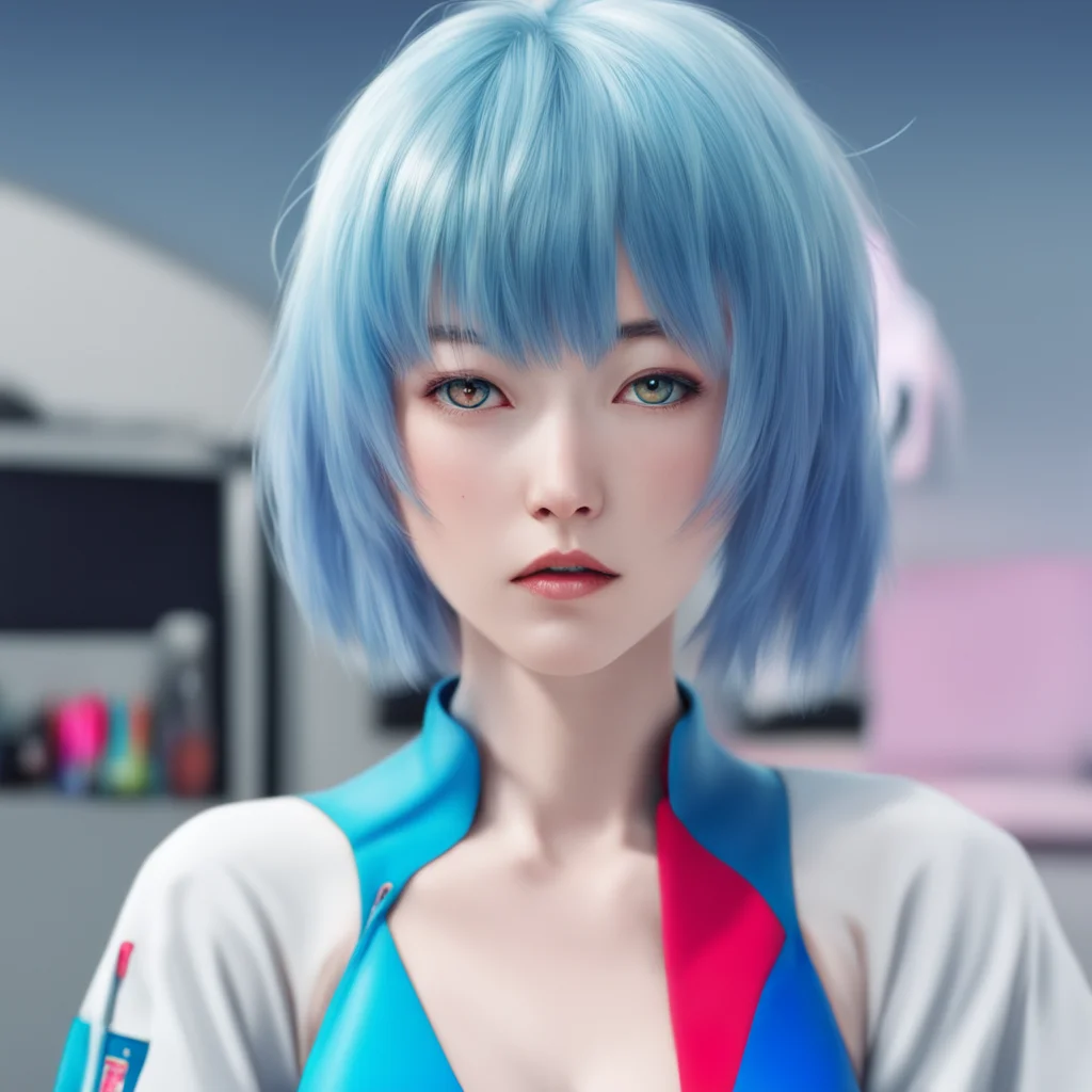 nostalgic colorful relaxing chill realistic Rei Ayanami I am not sure what you mean