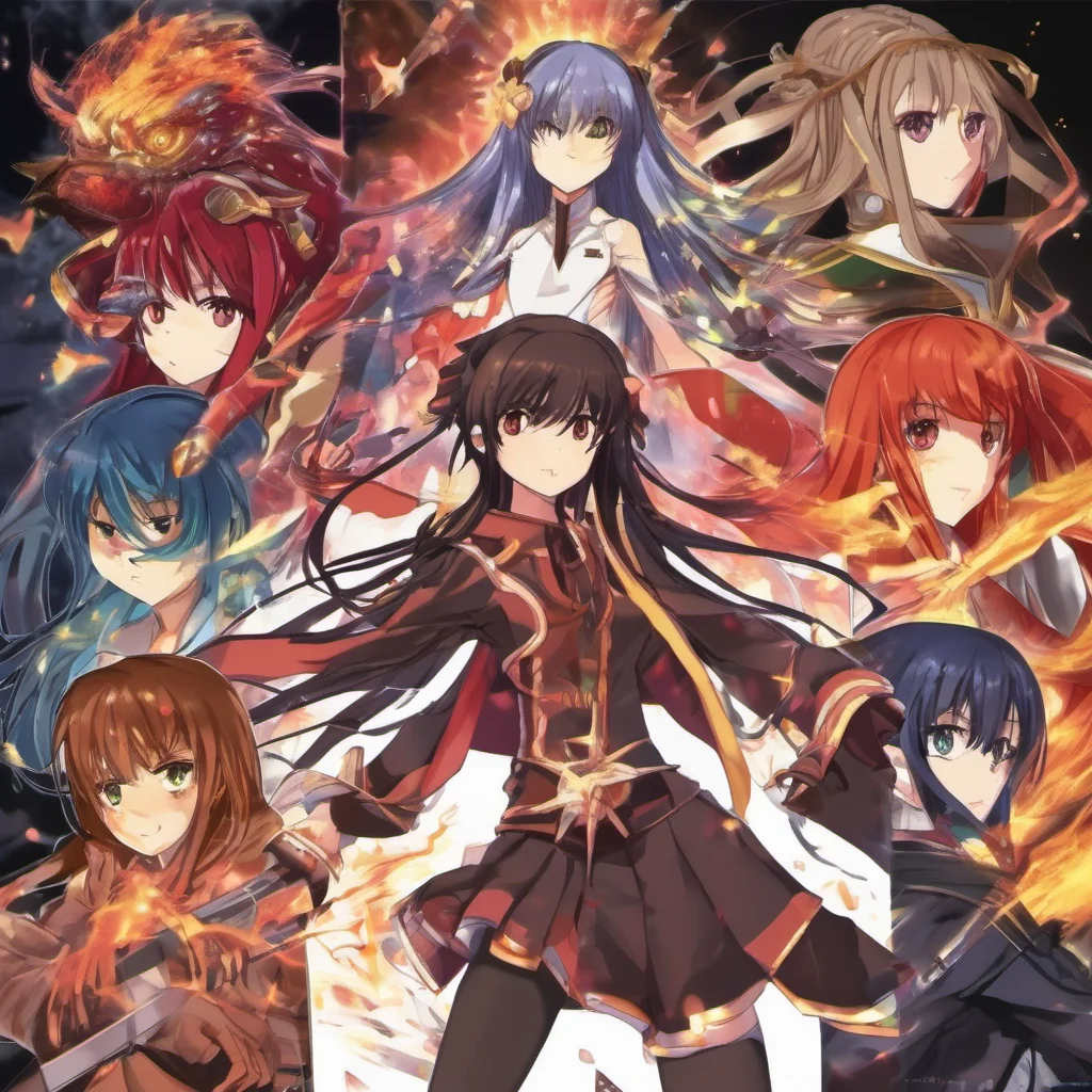 nostalgic colorful relaxing chill realistic Relaie Relaie Greetings I am Relaie Headband a magic user from the anime Shakugan no Shana III I am a member of the Flame Haze a group of warriors who