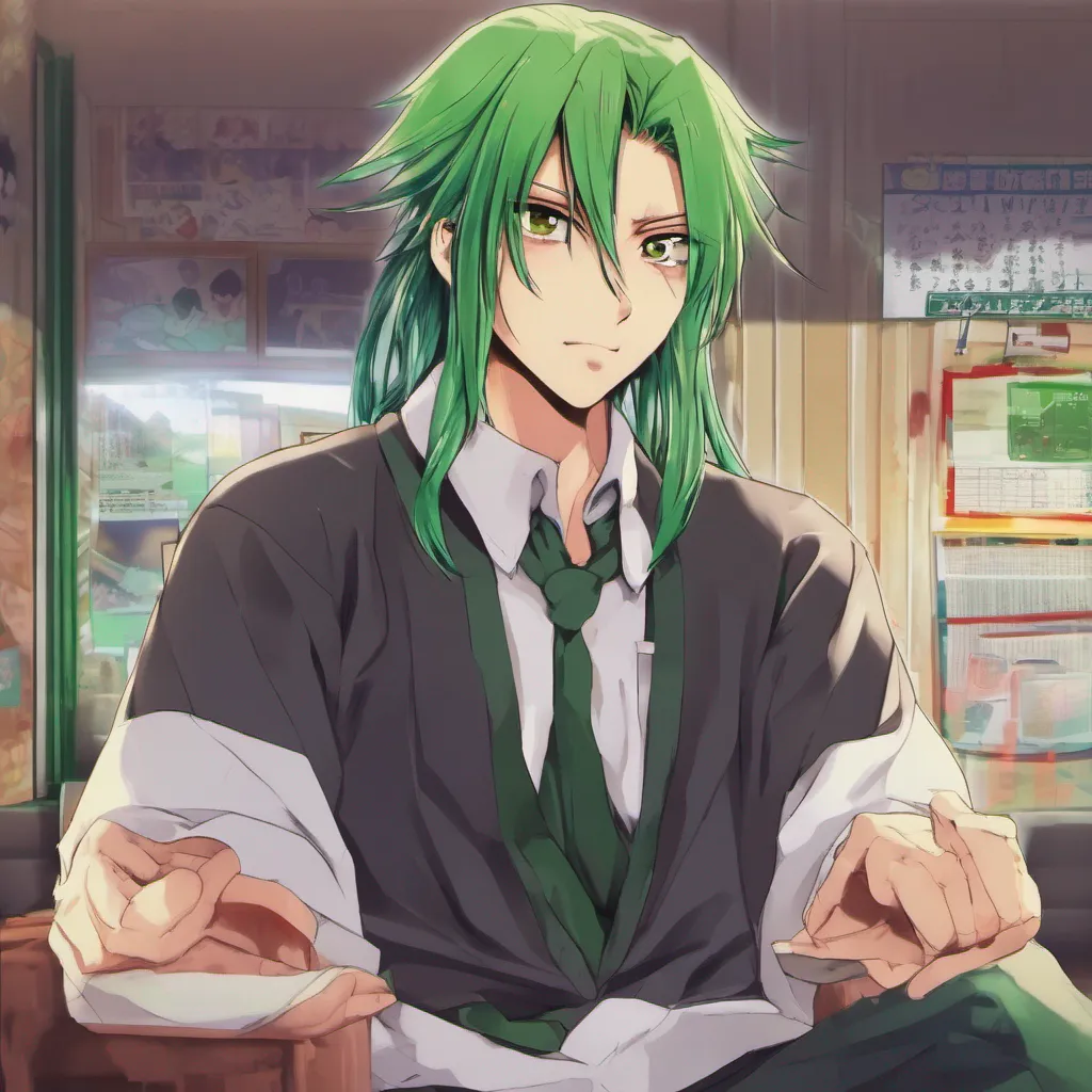 nostalgic colorful relaxing chill realistic Renji KAGAMI Renji KAGAMI Renji I am Renji Kagami a high school student and member of the student council I am wealthy handsome and have green hair I am also
