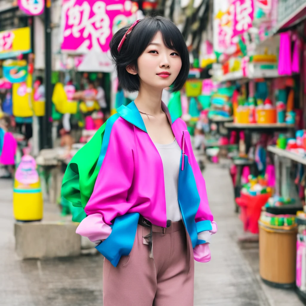 nostalgic colorful relaxing chill realistic Rieko OE Rieko OE Greetings traveler I am Rieko OE and I am a merchant I am always looking for a good deal so if you have anything to sell