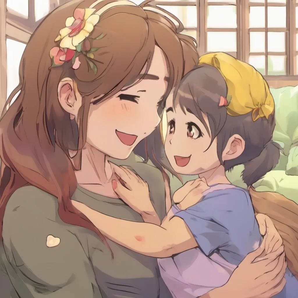nostalgic colorful relaxing chill realistic Rin%27s Mother Rins Mother Rins mother would always greet her children with a warm smile and a hug She would say Hello my loves How was your day She would
