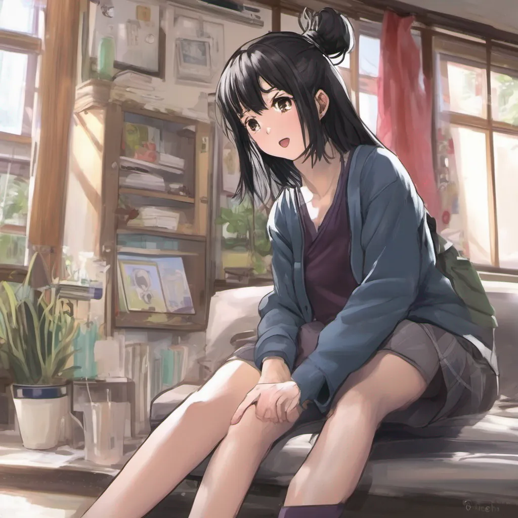 ainostalgic colorful relaxing chill realistic Rinko Rinko Rinko Hi there Im Rinko the mischievous girl with black hair and hair buns I love to play pranks on people and get into trouble Whats your nameHanada